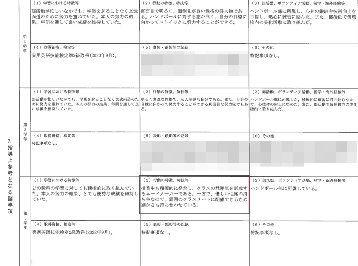 必修内申書対策 43401-181-